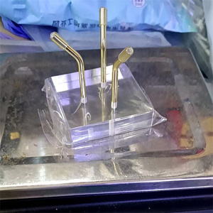 New arrivals pha lê bóng hiển thị căn cứ khắc Acrylic trong suốt hình vuông hình cầu chủ cho Sphere đứng - Product Image 2