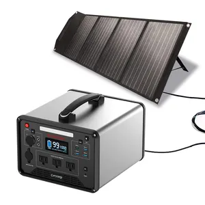 2022 nuovo mini sistema di energia solare Off grid 300W power bank generatore solare portatile