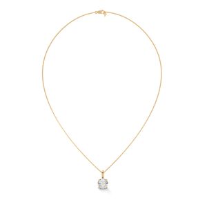 Colgante de oro fino con diamantes cultivados en laboratorio, un accesorio de joyería impresionante, ideal para fiestas, eventos laborales, uso informal o formal. - Product Image 3