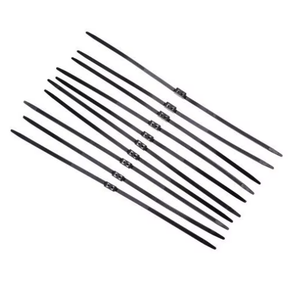 Plastik kelepçe ağır Zip bağları tek kullanımlık çekme sıkı mühür güvenlik çift Flex plastik naylon kelepçe - Product Image 2