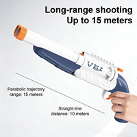 Jouets de pistolet manuels en plastique avec 10 balles souples, pistolet à air comprimé, pistolet à éjection de douilles, fusil pour garçons
