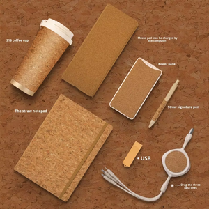 Set de Regalo de Cuaderno y Bolígrafo de Corcho Ecológico de Lujo, con Logotipo Personalizado, Regalo Corporativo Ejecutivo para Empleados de <span class=keywords><strong>Oficina</strong></span>, Venta al Por Mayor - Product Image 5