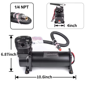 Suspension pneumatique d'usine pour automobile et moto avec système de suspension pneumatique, ajustement universel, <span class=keywords><strong>compresseur</strong></span> pour <span class=keywords><strong>kit</strong></span> de suspension pneumatique - Product Image 3