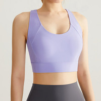 Soutien-gorge de sport haute performance à bonnets moulés, grande taille, anti-transpiration, pour femme, course à pied, cardio, gym