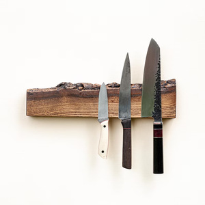 Portacuchillos Magnético de Madera Maciza, Color Natural, Juego de 3 Piezas, Estilo Japonés, Juego de Cuchillos de Cocina, Ecológico y Sostenible - Product Image 3