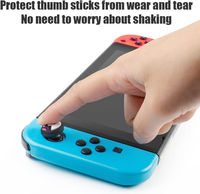 Joy-con boutons autocollant ensemble pour Nintendo Switch OLED Lite contrôleur Joycon personnalisé pouce poignée casquettes accessoires de jeu