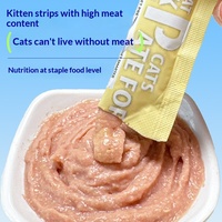 Vente en gros directe d'usine de friandises pour animaux de compagnie, bâtonnets pour chats, sachets de nourriture humide pour chats, saveurs poulet, saumon et thon