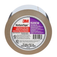 3M 1520CW Feuille d'aluminium acrylique flexible Ruban adhésif simple face pour l'installation de panneaux en fibre de verre