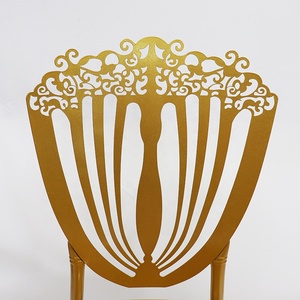 Sillas para <span class=keywords><strong>Banquetes</strong></span> en Oferta, Muebles de Hotel Baratos al por Mayor, Apilables, Duraderas, de Hierro, Modernas, para Uso Comercial en Interiores/Exteriores - Product Image 4