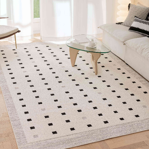 HUGEAR Vintage <strong>Grey</strong> Floral Rectangle Living Room <strong>Rug</strong> 240x300cm Non-Slip Machine Washable Short Pile <strong>Bedroom</strong> Office Girls Boys - Product Image 3