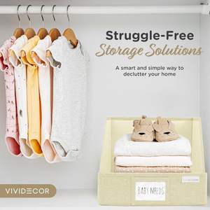 Boîte de rangement de placard avant ouvert avec compartiment de rangement efficace Gestion des placards et bacs de rangement - Product Image 3