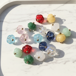 Accessoires vestimentaires en gros, boutons à fleurs colorés, boutons en cristal de haute qualité pour la <span class=keywords><strong>couture</strong></span> - Product Image 1