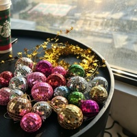 Boule disco rotative en verre de haute qualité pour DJ, boîte de nuit, bar, mariage, décoration d'événements - Vente en gros