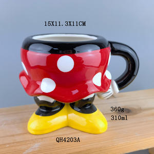 Dibujos animados 3D <span class=keywords><strong>Mickey</strong></span> Minnie en forma de <span class=keywords><strong>taza</strong></span> de porcelana mango 320ml capacidad caja de regalo embalaje-<span class=keywords><strong>taza</strong></span> de café de <span class=keywords><strong>Navidad</strong></span> perfecta para parejas - Product Image 5