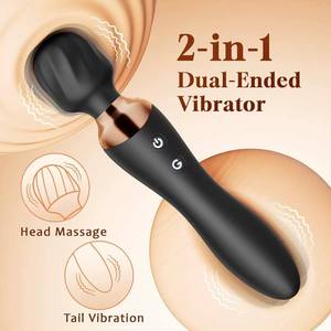 Masajeador recargable, vibrador de clítoris y punto G para mujer, varita potente con estimulador de pezones, cabezal flexible de 360 grados - Product Image 5