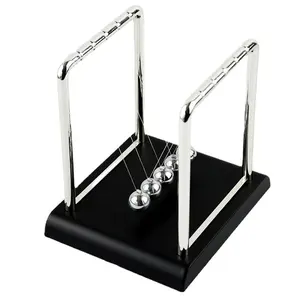 Newton's Cradle Balance Pendulum Physics Learning Toy Swinging Kinetic Balls Home Office Decoration Stress Relief Fun Science