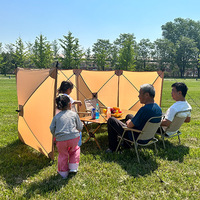 Nouvel écran coupe-vent 2026 pour camping en extérieur, idéal pour les rassemblements, les barbecues, la pêche et le camping