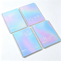 Carnet à spirale B5 Free Bird avec couverture en PP, 70 feuilles, 80 g/m², ligné, spirale métallique, 180° ouverture à plat, journal Sky Soaring, vente en gros DEPAI