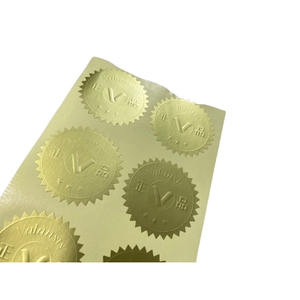 Etiqueta adhesiva de vinilo autoadhesiva de embalaje mate de lámina de plata brillante impermeable con garantía de calidad - Product Image 1