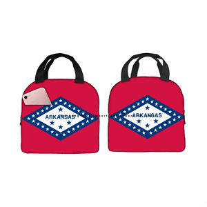 Personalizado discapacidad América <span class=keywords><strong>Alaska</strong></span> Estado Bandera Almuerzo Bolsa aislada Aislamiento térmico Almuerzo Bolsa - Product Image 3