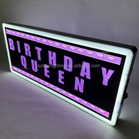 Panneau de lettres à LED avec logo personnalisé OEM Panneau de lettres à LED Glorifier VIP Panneau de chapiteau de lettres à LED pour salon fête