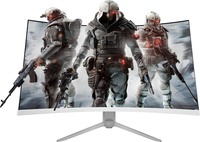 Pc 19 20 21 24 32 34 pouces moniteur Lcd 144hz 165 Hz 2k 4k écran d'ordinateur Rgb barre lumineuse moniteur à écran incurvé de jeu