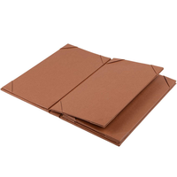 Porte-menu en cuir PU, couverture multi-poches, restaurant, bar, taille et couleur personnalisées, logo OEM/ODM, MOQ 300 pièces, Guangdong, livraison rapide
