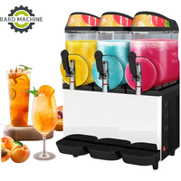 Machine à slush commerciale à 3 réservoirs pour boissons glacées, haute qualité, bon marché, 2024, à vendre