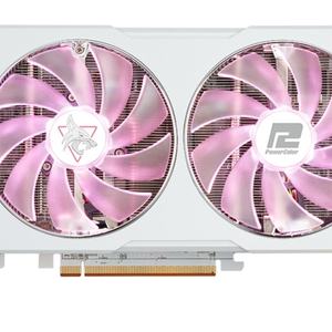 การ์ดจอ PowerColor Hell Hound Sakura <span class=keywords><strong>Radeon</strong></span> <span class=keywords><strong>RX</strong></span> <span class=keywords><strong>6650</strong></span> <span class=keywords><strong>XT</strong></span> 8GB GDDR6 พัดลมคู่ ระบายความร้อนได้ดี สำหรับเล่นเกมส์บนคอมพิวเตอร์เดสก์ท็อป - Product Image 3