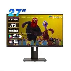 2024 yeni tasarım 27 inç QHD 165Hz IPS Panel akıllı ofis işleri ve oyun için TV monitörü