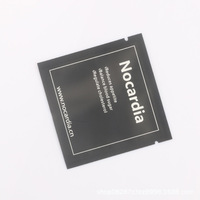 Pochette pour échantillon cosmétique à finition mate, emballage plat scellé sur 3 côtés, sac en aluminium en plastique, petit sac de soins de la peau avec impression