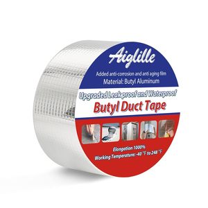 Ruban butyle étanche en feuille d'aluminium simple face Ruban butyle clignotant imperméable résistant aux hautes températures - Product Image 1
