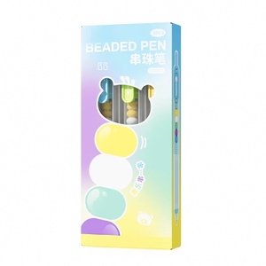 Stylo Gel Rétractable Effaçable Little Genius à Perles – Tendance Instagram, Design Élégant, Anti-Stress pour Étudiants - Product Image 6
