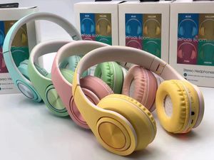 Auriculares estéreo deportivos para niña, cascos inalámbricos macaron, color rosa, <span class=keywords><strong>precio</strong></span> al por mayor - Product Image 5