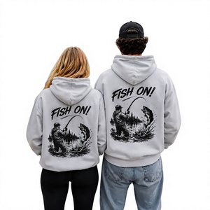 Sudadera con Capucha para Hombre, Talla Grande, UPF 50, Poliéster/Algodón, Transpirable, Ligera, Absorbe la Humedad, para Pesca, Kayak, Navegación y Viajes - Product Image 3