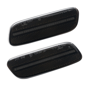 Ailead Plug and <span class=keywords><strong>Play</strong></span> 2x Front DOT/SAE Amber LED Turn Signal Light Side Marker Lamp para Lexus SC300 SC400 Smoke Lens USA Market - Product Image 2