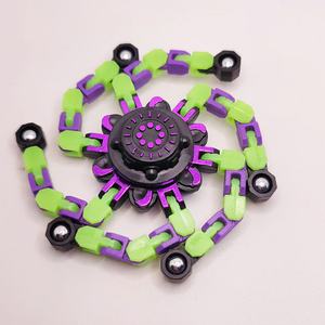 Juguete Antiestrés de Plástico en Espiral para Niños, Cadena Giratoria Mecánica Transformable para Niños - Product Image 4