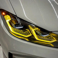 Modules DRL jaunes CSL SJC Auto Car Accessories pour BMW G80 M3 G82 M4 G22 G26 2021-UP, feux de jour laser LED.