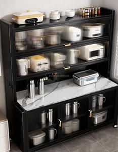 Étagère de rangement de cuisine multifonctionnelle à plusieurs niveaux, de style nouveau 2025, de haute qualité, <span class=keywords><strong>pour</strong></span> <span class=keywords><strong>micro</strong></span>-<span class=keywords><strong>ondes</strong></span>, bols, fours <span class=keywords><strong>et</strong></span> casseroles - Product Image 3