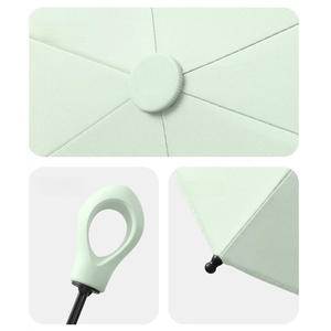 Paraguas de Viaje Portátil Barato de 8K <span class=keywords><strong>6K</strong></span> Fabricado en China OEM con Mango de Anillo, Capa de Recubrimiento, Bolsillo y Personalización de Logotipo, Mini Paraguas - Product Image 4