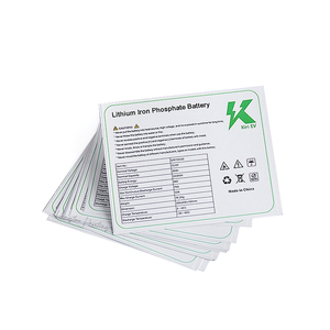 Tùy chỉnh an toàn Pin nhãn dày Polycarbonate điện Bảng điều chỉnh Vinyl dính nhãn của nhà sản xuất bao bì nhãn - Product Image 5