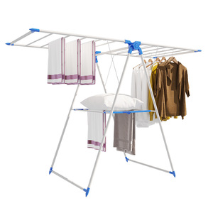 Séchoir à linge pliable <span class=keywords><strong>SONGMICS</strong></span> à 2 niveaux, séchoir à vêtements autoportant - Product Image 2