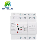Commutateur de transfert automatique (ATS) ZHELE 220V 16A 32A 40A 50A 63A 80A, commutateur de commutation automatique 2P 4P, contrôleur ATS pour générateur