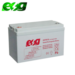 ESG Wholesale Price Solar Energy Storage System 12V 100Ah 200Ah Rechargeable Deep Cycle <b>Battery</b> UPS Alarm Security Systems - Product Image 6