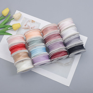 Pita Benang Gelombang Tepi Mutiara Ramah Lingkungan Buatan Sendiri untuk Pernikahan, Pesta Natal, Pembungkus Kado Fashion - Product Image 6