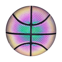 Bonne qualité Glow In The Dark Shine Ballons de basket brillants Night Light Up Ballons de basket-ball officiels