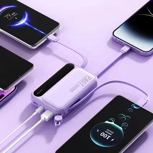 Nouvelle Tendance 2026 : <span class=keywords><strong>Batterie</strong></span> Externe Portable 4-en-1 de 10000 mAh à Charge Rapide avec Câble et Cordon, <span class=keywords><strong>Mini</strong></span> <span class=keywords><strong>Batterie</strong></span> de Voyage Promotionnelle Format Compact - Product Image 3