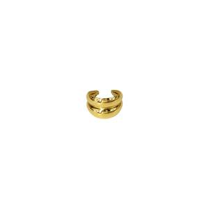 Fashion <b>Ring</b> 316L Stainless Steel PVD Gold Plating Sustainable Resistant Design - Product Image 1