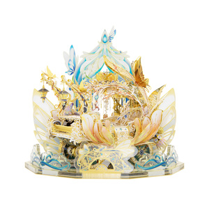 MU X MIAO SPACE Serie Elf, Rompecabezas Metálico 3D, Modelo para Armar, Manualidad, Juguete Educativo, Decoración de Escritorio, Alivio <span class=keywords><strong>del</strong></span> Estrés, <span class=keywords><strong>Regalo</strong></span> - Product Image 1