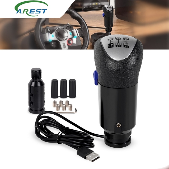 Cross-border racing game simulator shifter gear knob paddle shift lever compatible with Logitech G29 and G27.